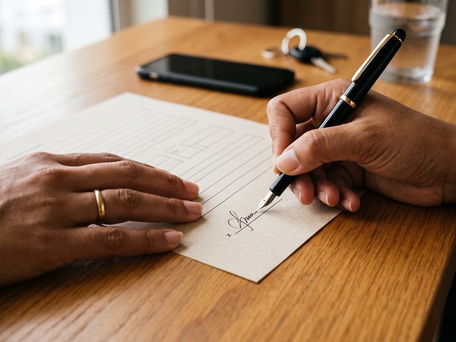 Applicant filling in a FlexiFund4U loan application form